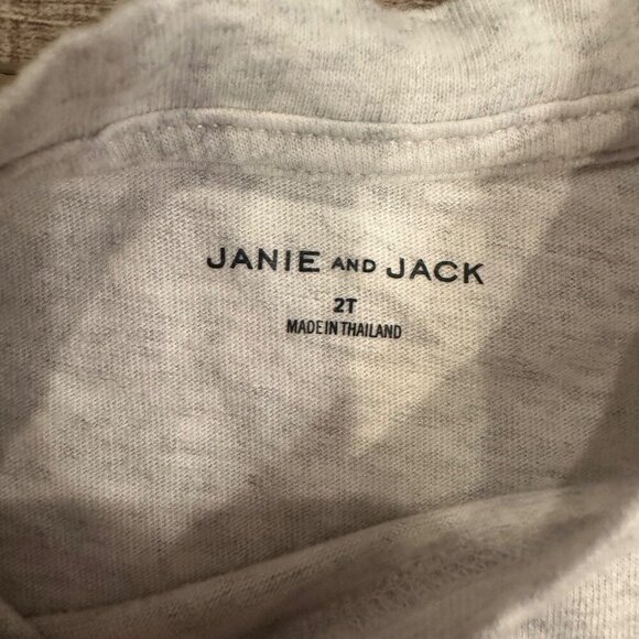 JANIE AND JACK SNOOPY GRAY LONG SLEEVE T SHIRT 2T - Picture 5 of 6